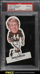 Donny Anderson Football Cards 1972 NFLPA Vinyl Stickers Prices