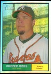 Chipper Jones [Refractor] Baseball Cards 2010 Topps Heritage Chrome Prices