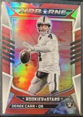 Derek Carr [Red] #AI-13 Football Cards 2022 Panini Rookies & Stars Airborne Prices