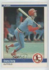 Dane Iorg #326 Baseball Cards 1984 Fleer Prices