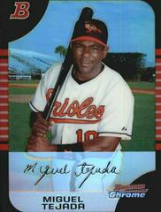 Miguel Tejada [Refractor] #3 Baseball Cards 2005 Bowman Chrome Prices
