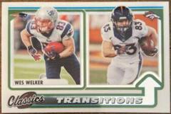 Wes Welker #T-14 Football Cards 2022 Panini Classics Transitions Prices
