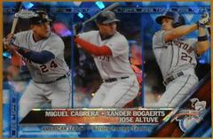 Jose Altuve, Miguel Cabrera, Xander Bogaerts #29 Baseball Cards 2016 Topps Chrome Sapphire Prices