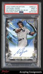 Anthony Volpe [Blue] #BRES-AV Baseball Cards 2023 Topps Inception Rookie and Emerging Stars Autographs Prices