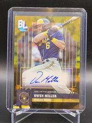 Owen Miller [Gold Foil] #BLA-OM Baseball Cards 2024 Topps Big League Baseball Autograph Prices