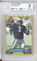 Cam Newton [Autograph Gold Refractor] #1 Football Cards 2011 Topps Chrome Prices