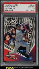 Derek Jeter [Pattern 25] #24A Baseball Cards 1999 Topps Tek Prices