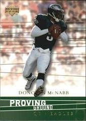 Donovan McNabb Football Cards 2001 Upper Deck Proving Ground Prices