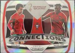 Joao Felix, Rafael Leao [Silver] Soccer Cards 2022 Panini Prizm World Cup Connections Prices