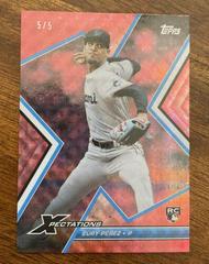 Eury Perez [Plasma Pink] Baseball Cards 2023 Topps Xpectations Prices