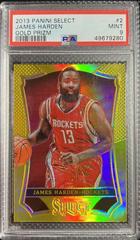 James Harden [Gold Prizm] #2 Basketball Cards 2013 Panini Select Prices