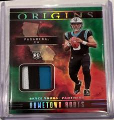 Bryce Young [Green] #HR-BY Football Cards 2023 Panini Origins Hometown Roots Prices