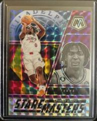 Tyrese Maxey [Purple] #23 Basketball Cards 2022 Panini Mosaic Stare Masters Prices