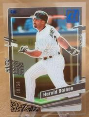 Harold Baines [Blue] Baseball Cards 2023 Panini Chronicles Clearly Donruss Prices