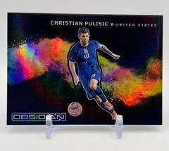 Christian Pulisic #1 Soccer Cards 2022 Panini Obsidian Black Colorblast Prices