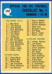 Checklist 1 Football Cards 1964 Philadelphia Prices