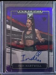 Indi Hartwell [Purple] Wrestling Cards 2022 Panini Impeccable WWE Stainless Stars Autographs Prices