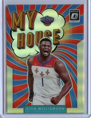 Zion Williamson [Holo] #10 Basketball Cards 2021 Panini Donruss Optic My House Prices