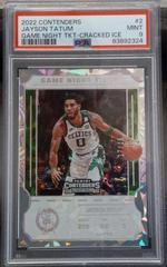 Jayson Tatum [Cracked Ice] #2 Basketball Cards 2022 Panini Contenders Game Night Ticket Prices