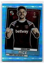 Declan Rice [Chrome Iconic Blue] #184 Soccer Cards 2022 Topps UEFA Superstars Prices