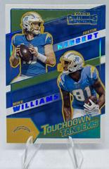 Justin Herbert, Mike Williams [Platinum] Football Cards 2022 Panini Contenders Touchdown Tandems Prices