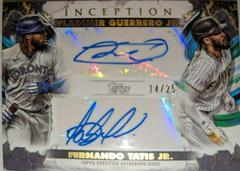 Fernando Tatis Jr. , Vladimir Guerrero Jr. #IDA-GT Baseball Cards 2023 Topps Inception Dual Autographs Prices