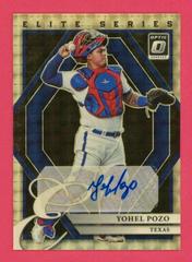 Yohel Pozo [Gold] Baseball Cards 2022 Panini Donruss Optic Elite Series Signatures Prices