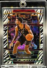 Evan Mobley [Zebra Prizm] Basketball Cards 2021 Panini Select Prices
