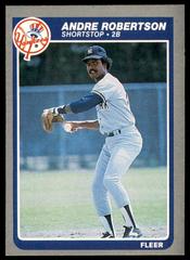 Andre Robertson #144 Baseball Cards 1985 Fleer Prices