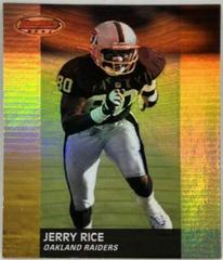 Jerry Rice #1 Football Cards 2001 Bowman's Best Prices