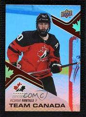 Adam Fantilli #CA-17 Hockey Cards 2022 Upper Deck Team Canada Juniors Acetates Prices