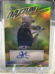 Enrique Bradfield Jr. [Prismatic] #BA-EBJ Baseball Cards 2023 Leaf Vivid Autograph Prices