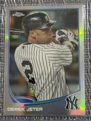Derek Jeter [Refractor] Baseball Cards 2013 Topps Chrome Prices