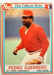 Pedro Guerrero Baseball Cards 1990 Post Cereal Prices