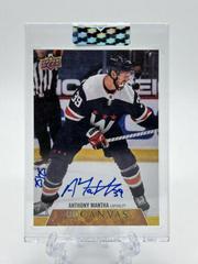 Anthony Mantha Hockey Cards 2020 Upper Deck Clear Cut Canvas Signatures Prices