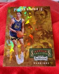 Patrick Baldwin Jr. [Cracked Ice] #14 Basketball Cards 2022 Panini Contenders Rookie Stallions Prices