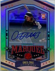 Oneil Cruz [Autograph] #2 Baseball Cards 2022 Panini Chronicles Marquee Prices
