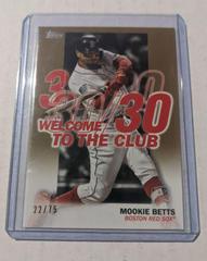 Mookie Betts [Gold] #WC-16 Baseball Cards 2023 Topps Welcome to the Club Prices