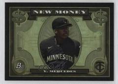 Yasser Mercedes #NM-20 Baseball Cards 2023 Bowman Platinum New Money Prices