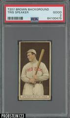 Tris Speaker Baseball Cards 1912 T207 Brown Background Prices