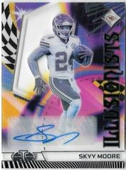 Skyy Moore #9 Football Cards 2023 Panini Illusions Illusionists Autograph Prices