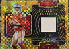 Brock Purdy [Gold] Football Cards 2022 Panini Select Rookie Swatches Prices