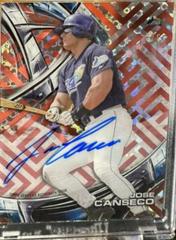 Jose Canseco [Red Orbit Diffractor] #HT-JC Baseball Cards 2016 Topps High Tek Autograph Prices