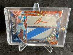 Aidan Hutchinson [Neon Orange] Football Cards 2022 Panini Spectra Radiant Rookie Patch Signatures Prices