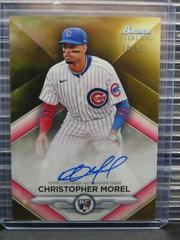 Christopher Morel [Gold] #RA-CM Baseball Cards 2023 Bowman Sterling Rookie Autographs Prices