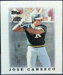 Jose Canseco #30 Baseball Cards 1988 Topps Mini League Leaders Prices