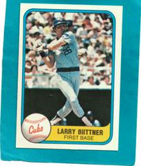 Larry Biittner #314 Baseball Cards 1981 Fleer Prices