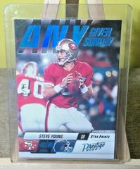Steve Young [Platinum] #8 Football Cards 2022 Panini Prestige Any Given Sunday Prices