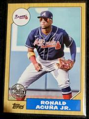 Ronald Acuna Jr. 2 Hr's Bring Red Hot Star To 19-for-35 Topps Now Auto Card  #78a