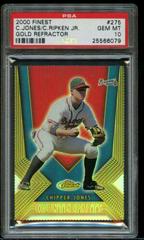 Cal Ripken Jr. , Chipper Jones [Gold Refractor] Baseball Cards 2000 Finest Prices